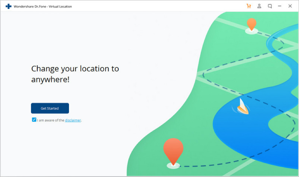 choose Dr.Fone virtual location