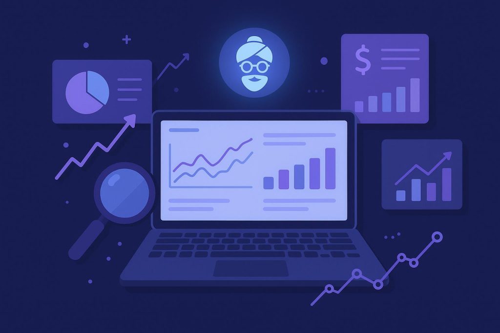 Guru by Craft.io dashboard displaying data analysis tools for effective data-driven insights