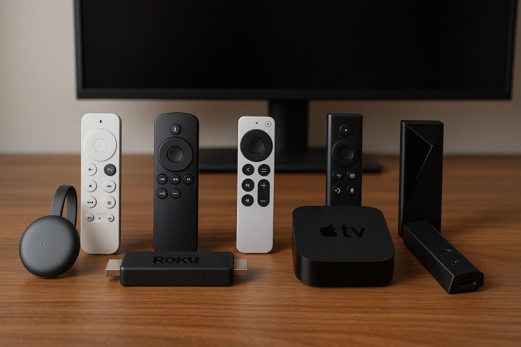 Best Alternatives To Amazon Firestick Streaming devices alternatives to Amazon Firestick including Roku, Apple TV, and Google Chromecast