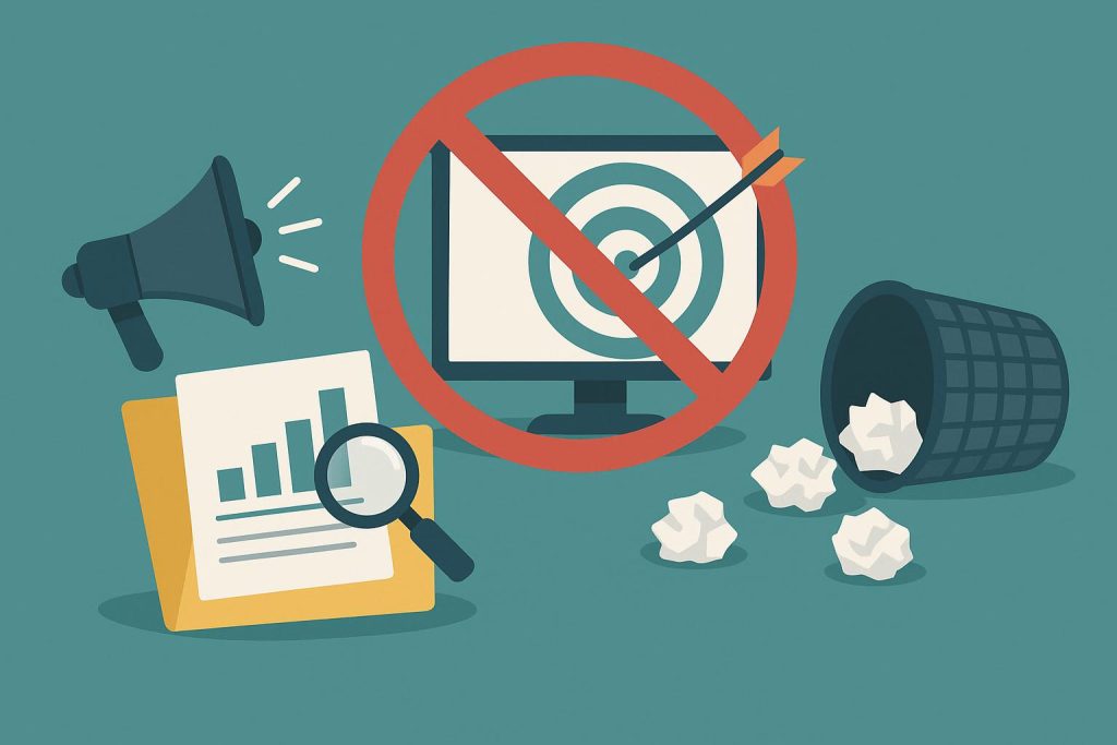 Gavel, legal documents, and marketing graphics representing law firm marketing strategies