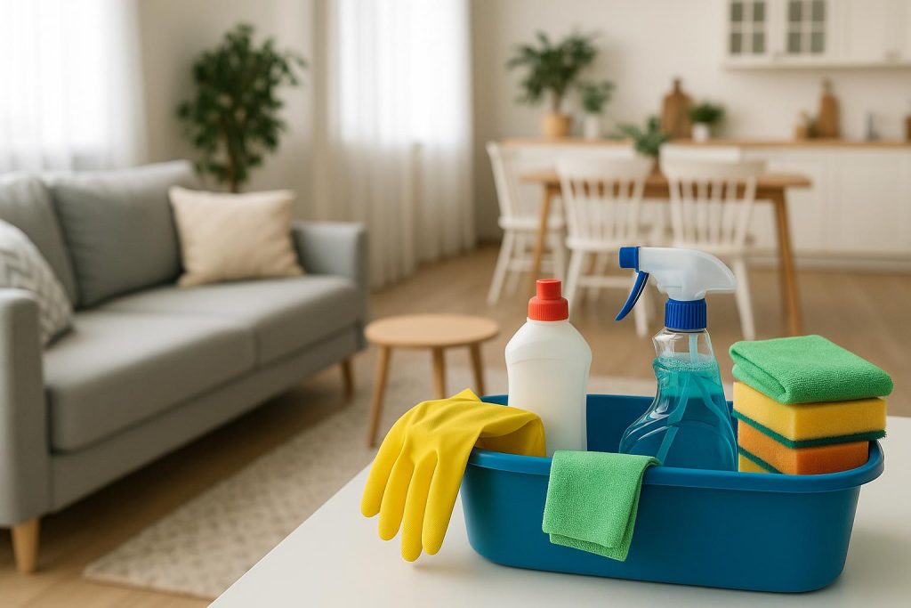 Modern Melbourne home interior looking spotless after professional house cleaning services