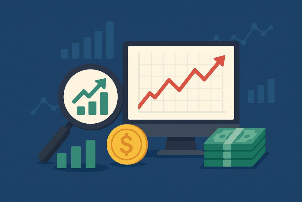 Why Stock Screening Is Essential For Identifying Winning Stocks Stock screening process with charts and graphs highlighting top-performing stocks