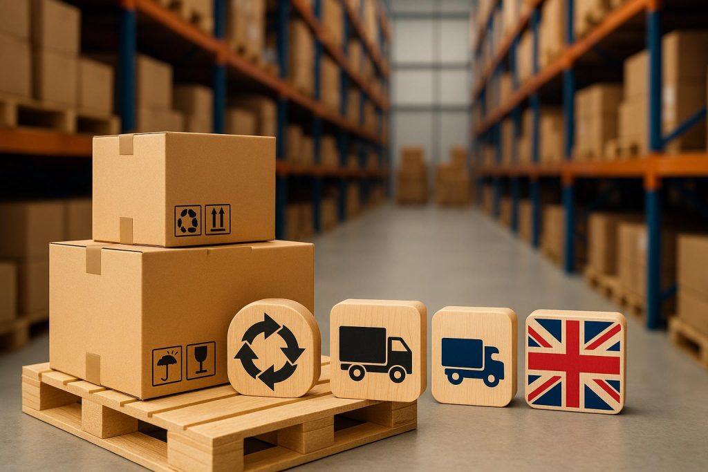 Efficient UK warehouse handling packages and shipments for streamlined order fulfilment services