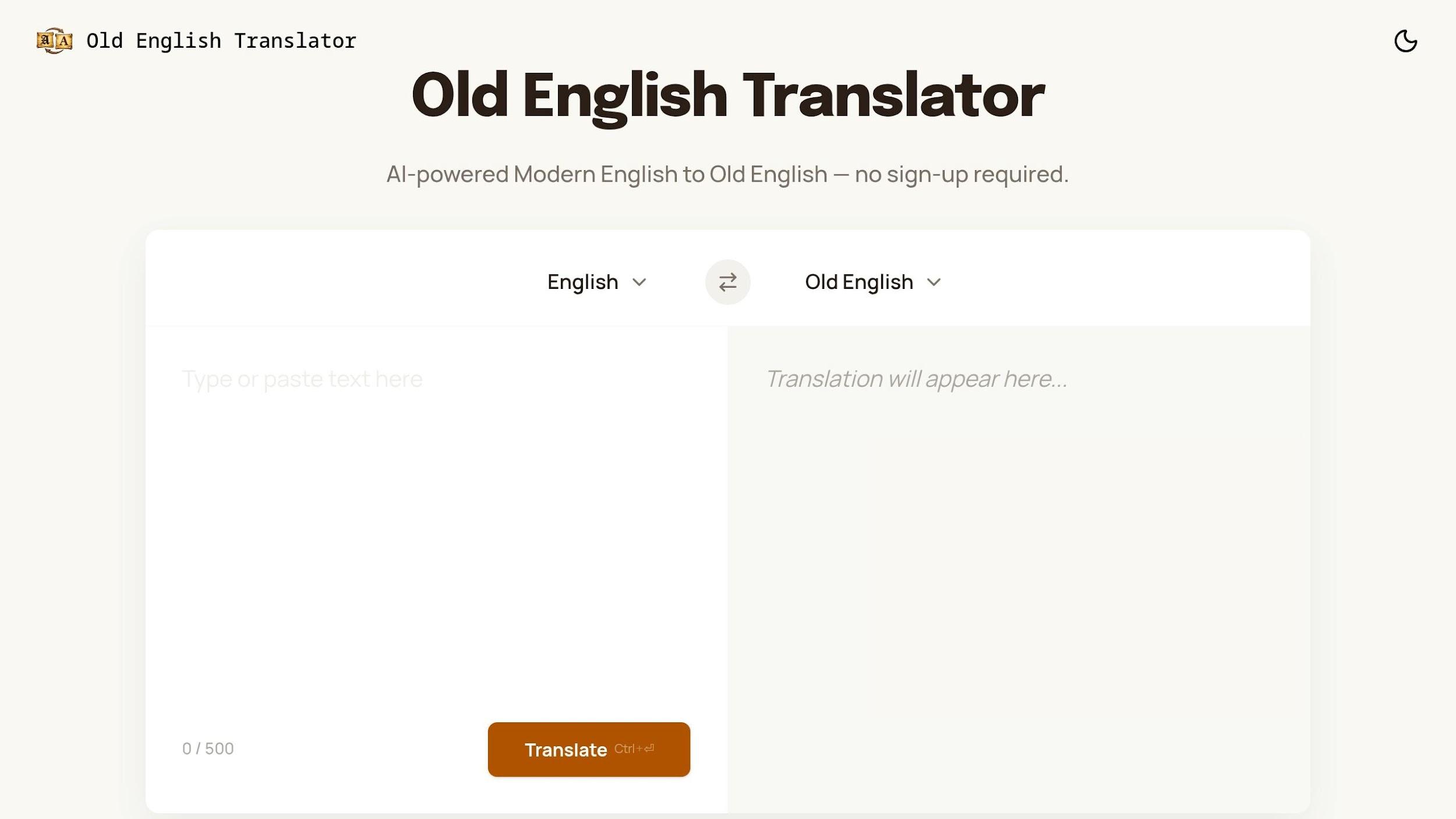 Old English Translator
