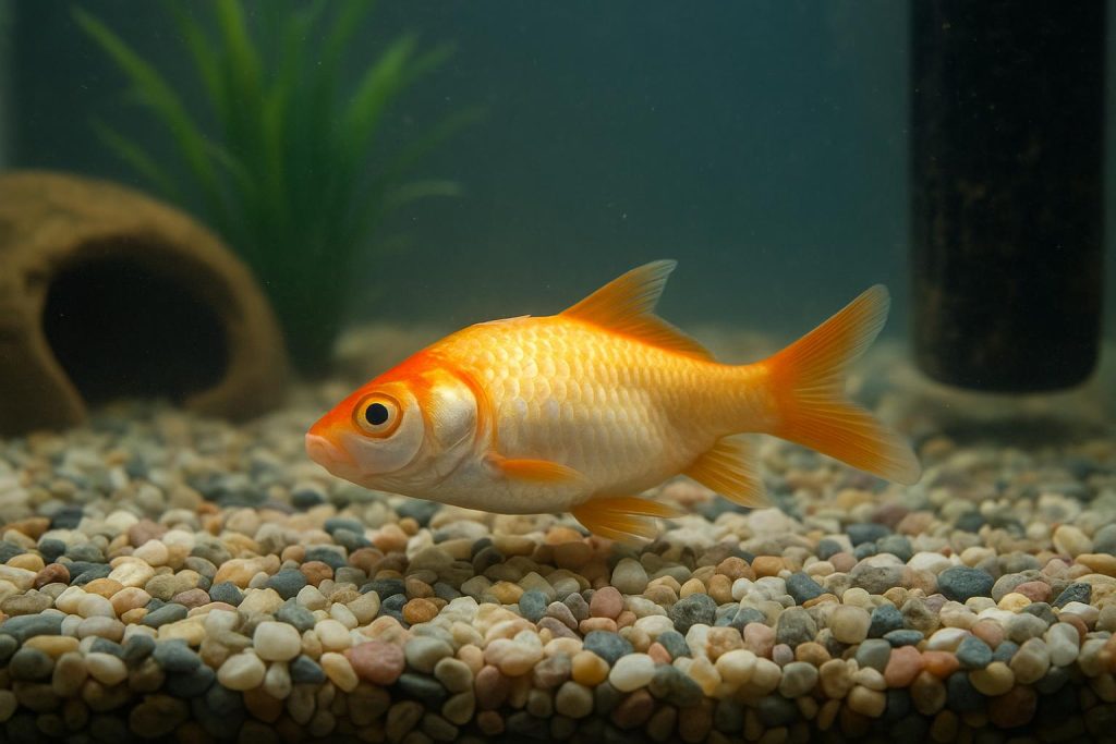 Colorful aquarium fish swimming among plants, illustrating common causes of pet fish deaths