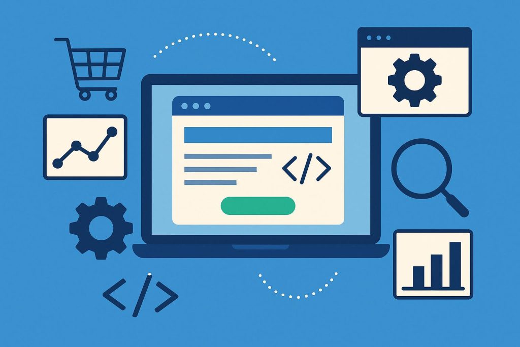 Modern web development tools streamlining business website creation and solving core challenges