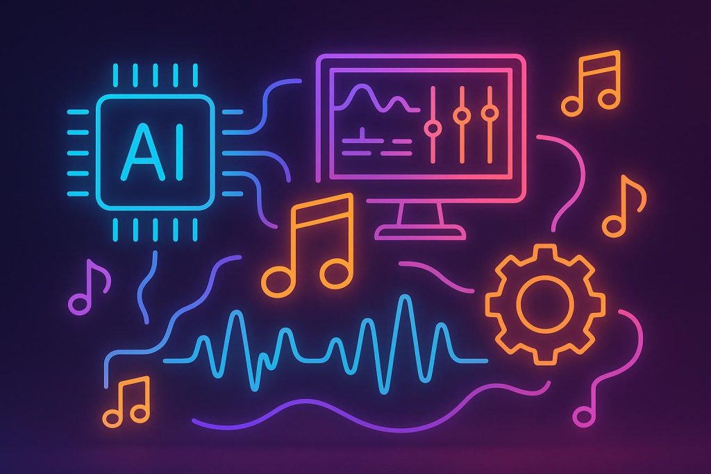 AI-powered music production tools transforming digital creativity and the future of media creation