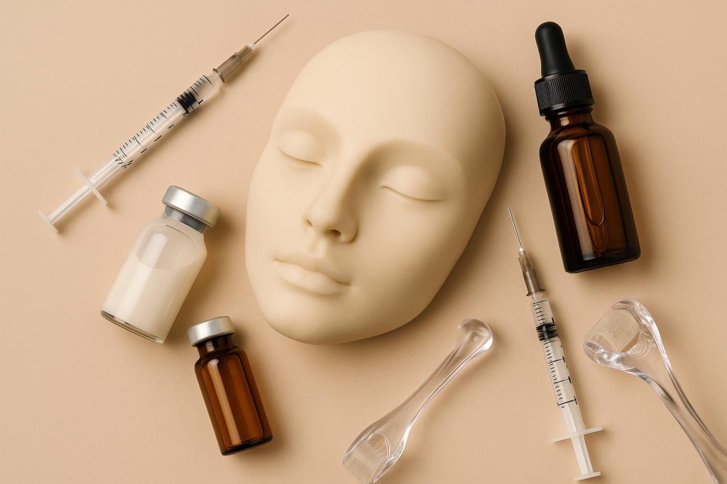 Facial injectables at a med spa enhancing skin smoothness and youthful rejuvenation effects