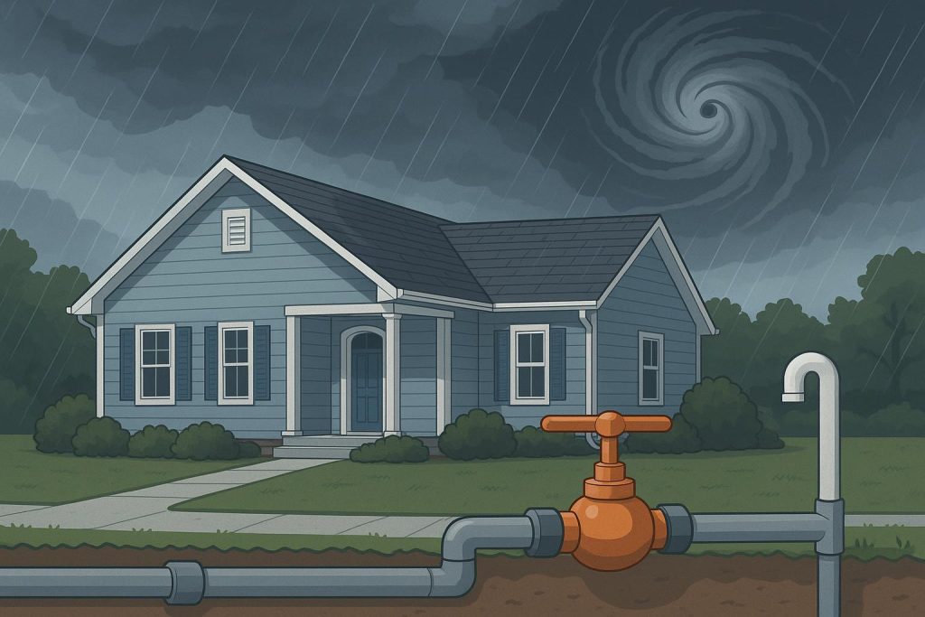 Flood-prepared Lowcountry home with secured plumbing and storm protection before hurricane season