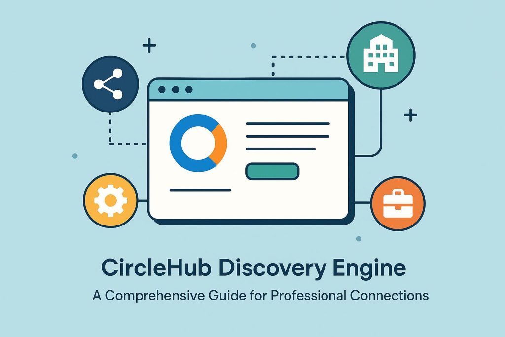 CircleHub Discovery Engine: A Comprehensive Guide for Professional Connections CircleHub Discovery Engine interface showcasing networking tools for professional connections