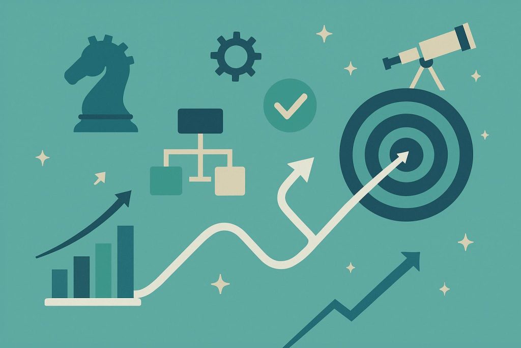 Anisuzzaman Chowdhury: Crafting an Effective Long-Term Strategic Plan Strategic planning illustration symbolizing Anisuzzaman Chowdhury’s approach to long-term goals