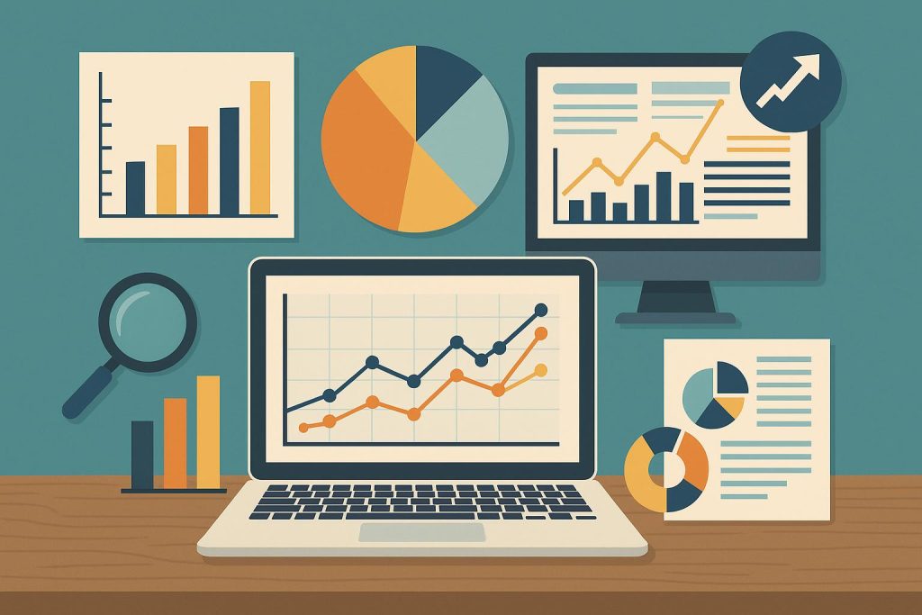 Why Digital Analytics Refines Your Small Business Marketing Efforts Digital analytics dashboard displaying marketing growth metrics for small business strategy