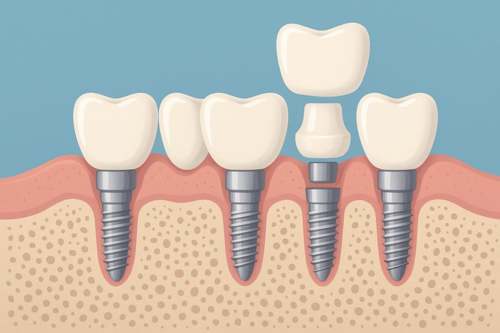 The GX Implant Procedure: Permanent Teeth in 24 Hours Dental implants being placed for immediate permanent teeth with the GX Implant Procedure