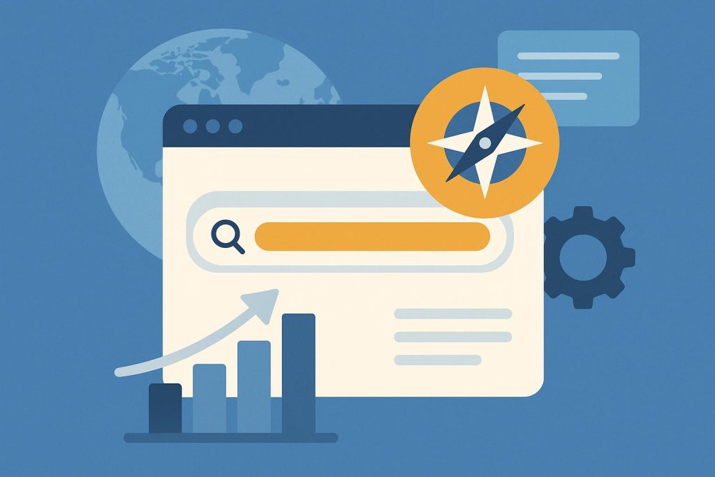 Search Atlas: Your Complete Guide to Mastering Modern Search Illustration of digital search tools and navigation symbols representing mastering modern search