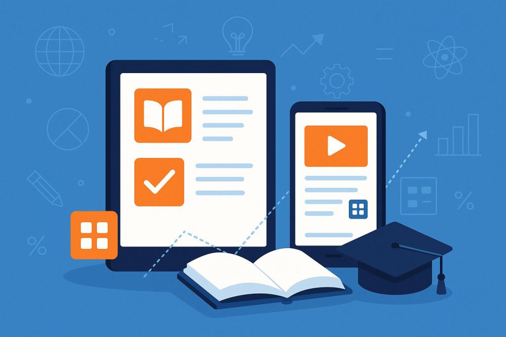 How Seven Square Builds Educational Apps That Turn Enrolled Students Into Active Learners Educational app interface from Seven Square promoting active student learning and engagement