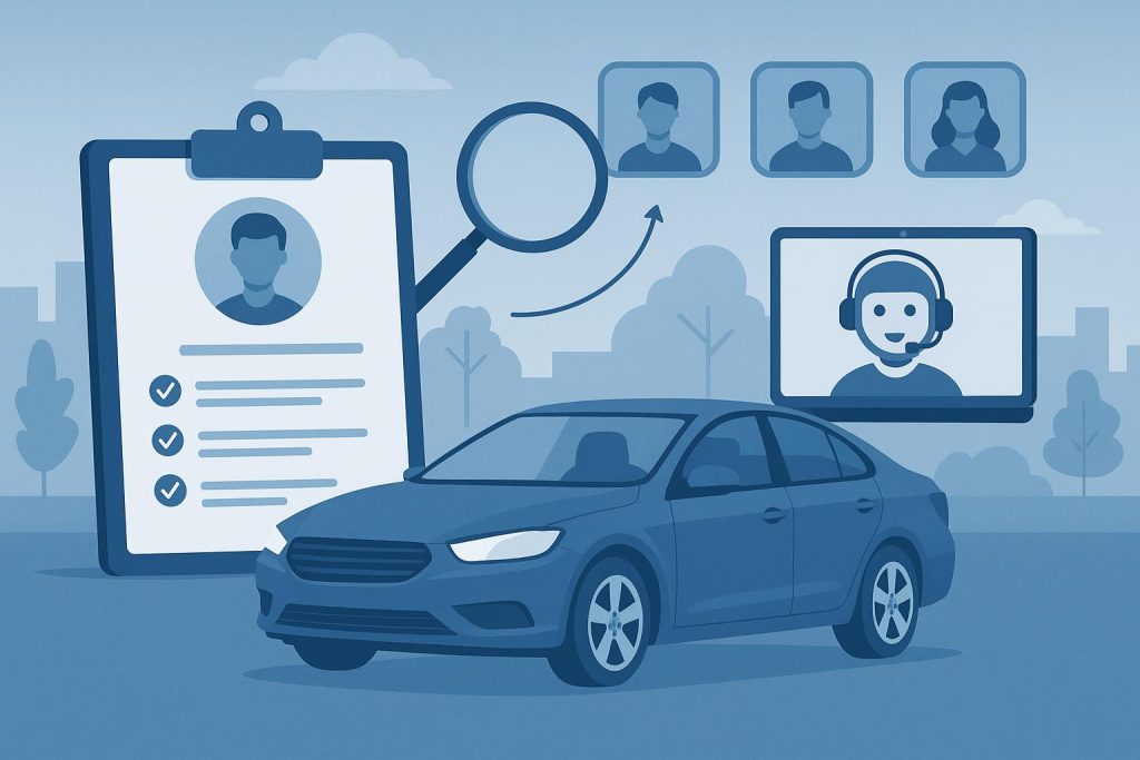 Automotive business using virtual assistant technology to streamline hiring processes