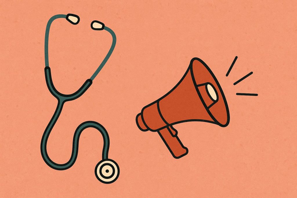 Why Women’s Healthcare Needs Better Listeners, Not Just Better Systems Stethoscope and medical notes symbolizing attentive care in women’s healthcare discussions