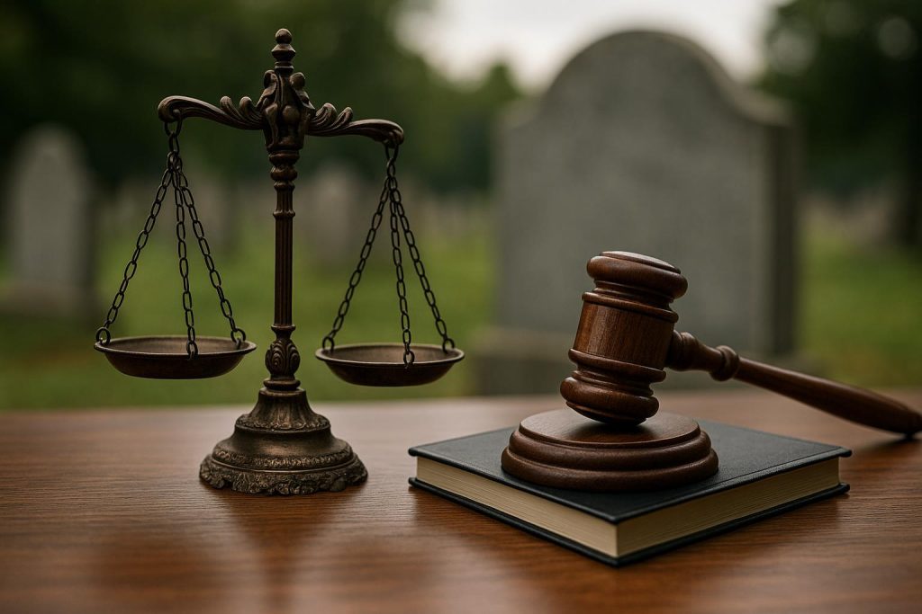 When Should You Contact a Wrongful Death Lawyer in Fishers, IN? Gavel and legal documents on desk representing wrongful death law in Fishers, Indiana