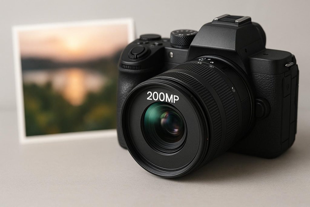 200MP Cameras Explained: Why More Megapixels Can Mean Worse Photos Close-up of a smartphone camera lens highlighting megapixel count and photo quality concerns