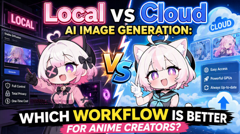 Local vs Cloud AI image generation: Which workflow is better for anime creators? Image 1 of Local vs Cloud AI image generation: Which workflow is better for anime creators?