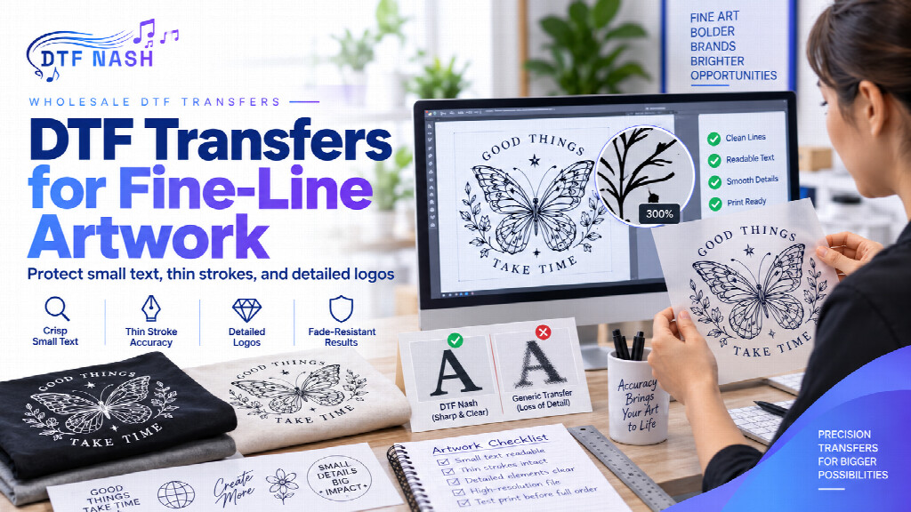DTF Transfers for Fine-Line Artwork: How to Protect Them Image 1 of DTF Transfers for Fine-Line Artwork: How to Protect Them