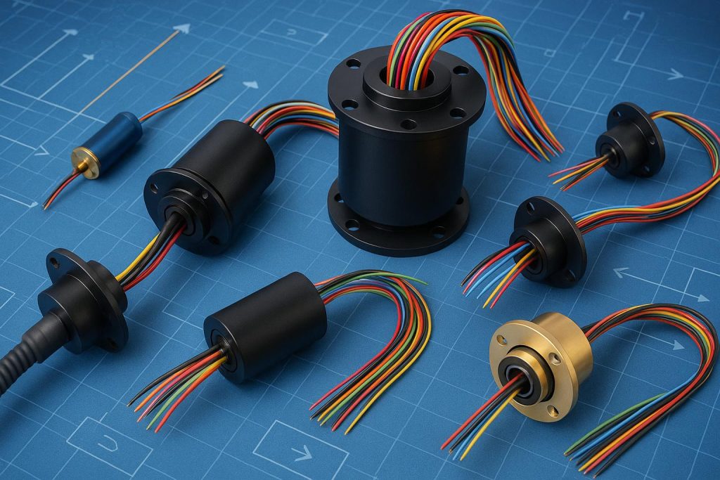 How to Choose the Right Customized Slip Ring Rotary Connector for Your Application Various customized slip ring rotary connectors displayed for industrial and electronic applications