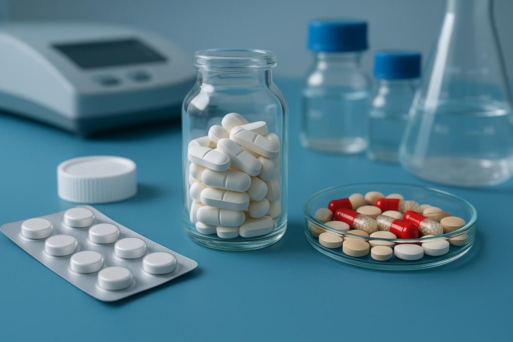 How Medicines Are Tested to Ensure Their Shelf Life Laboratory testing of pharmaceutical tablets to assess medicine stability and shelf life