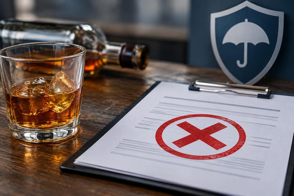 What Happens When Alcohol Leads to an AD&D Claim Denial Alcohol involvement causing accidental death and dismemberment insurance claim denial scenario